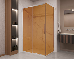 Душевой уголок Stella VSR-1ST9012GS, 1200*900, хром, стекло янтарь, , шт