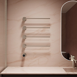 Полотенцесушитель электрический Vincea VTD-2H1BN, брашированный никель, таймер, , шт