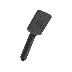 Лейка душевая 3 режима, 8х26см, пластик/черный, блистер