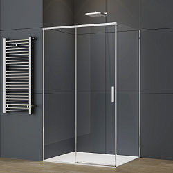 Душевой уголок Soft 2 VSR-3SO29013CL, 1300*900, хром, стекло прозрачное, , шт