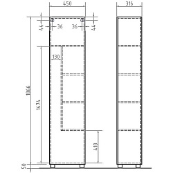 ВЫВОД Пенал Geometry 450 (pn.GEO.45)