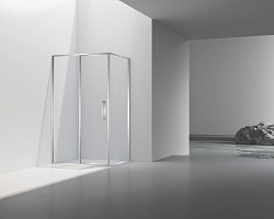 Душевой уголок Slim 8mm VSR-4SLP9012CL, 1200*900, хром, стекло прозрачное, , шт