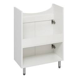 Тумба /2 двери/белый/раковина Элеганс(60см) Viktoria/AQUA DE MARCO