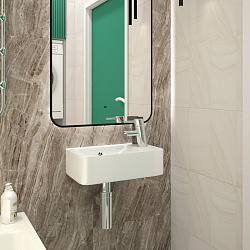 Corpa Nera Longo/Лонго 45 раковина подвесная правая, белый