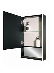 Зеркало-шкаф "Filit LED" 600х800 черный, левый