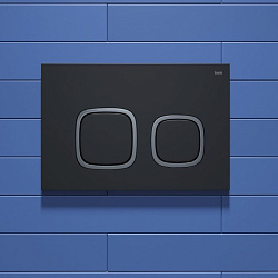 Клавиша смыва, универсальная, чёрная, Unifix, 004, IDDIS, UNI04BCi77