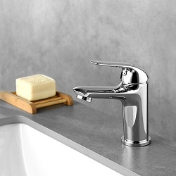 ВЫВОД plus ADVANCE Смеситель для раковины, монолитный, латунь/хром, LM1231C