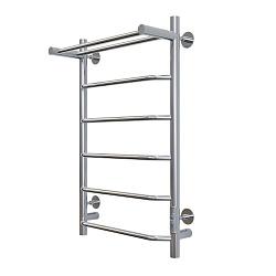 Aringa Киото полотенцесушитель лесенка электрический с полкой 80*50, хром