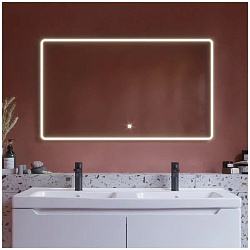 DREJA.eco Зеркало POINT, 120x70 см, сенсорный выключатель, LED-подсветка