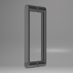 Душевой уголок Dice VSR-4D8015CLGM, 1500*800, вороненая сталь, стекло прозрачное, , шт