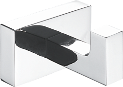 Крючок (квадрат) одинарный, хром B90205-1