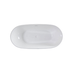 Ванна акриловая Vincea VBT-408-1700 1700*815*580, цвет белый, щелевой перелив, , шт