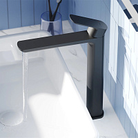 Смеситель для накладной раковины Pragma Teiden, матовый черный, TDN3.BFWT.009