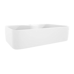 Corpa Nera Grossi/Гросси 48 раковина накладная с полочкой под смеситель, белый матовый