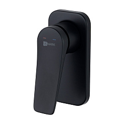 Встраиваемый смеситель для душа, на один выход, без аксессуаров, латунь/чёрный