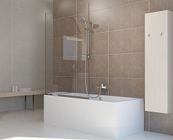 Neon ванна 180x80 см, слив в центре, 52540001000