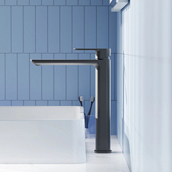 Смеситель для накладной раковины Pragma Teiden, матовый черный, TDN3.BFWT.009