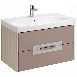 Тумба-умывальник Ар-Деко 85 2 ящика Кашемир (Нео Классик 85)