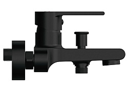 Смеситель для ванны BRASKO BLACK однорычажный, черный