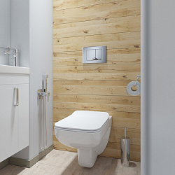 ВЫВОД Клавиша смыва, универсальная, хром, Unifix, 005, IDDIS, UNI05CHi77