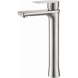 Смеситель для раковины высокий, нержавеющая сталь HB11807