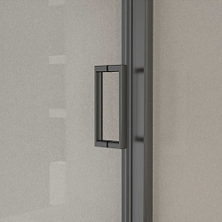 Душевая дверь City VDS-5CT140CLGM, 1400, вороненая сталь, стекло прозрачное, , шт