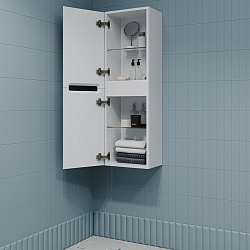 Пенал подвесной, 35 см, белый, Edifice, IDDIS, EDI35W0i97