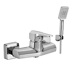 Смеситель для душа, 3-х режимная лейка, латунь/хром