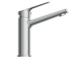 Смеситель для раковины средний FLAVIS однорычажный, хром