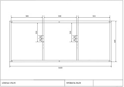 Рама д/ванны: Lorena 170 NEW метал. в комплекте со сборочным пакетом, Сорт1