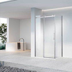 Душевой уголок Como-N VSR-4CN9014CL, 1400*900, хром, стекло прозрачное, , шт