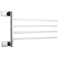 Держатель для полотенец, четверной поворотный 400 мм, хром HB8814