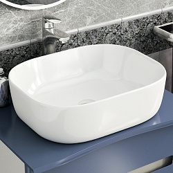 Corpa Nera Viotti/Виотти  50 раковина накладная, artceramic, белый