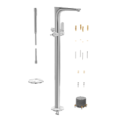 Root Round Напольный смеситель, хром