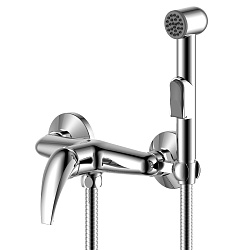 Смеситель с гигиеническим душем, латунь/хром, Y25-52