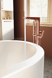 ВЫВОД Root Round Напольный смеситель, медь