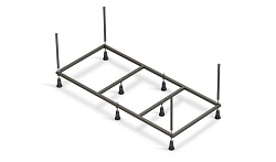 Вывод Рама д/ванны: Santana 160 NEW метал. в комплекте со сборочным пакетом, Сорт1