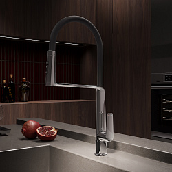 Смеситель для кухни Vincea VKF-118CH, хром, , шт