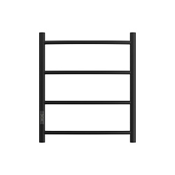 Полотенцесушитель электрический Point Афина PN04756B П4 500x600 диммер слева, черный