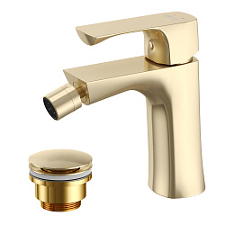 Урсус Смеситель для биде, матовое золото