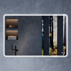 Зеркало LED VLM-3MA120 1200х800 c сенсорным выключателем и диммером, , шт