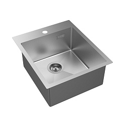 Мойка, нерж. сталь, сатин, 430*510, Haze, IDDIS, HAZ43S0i77
