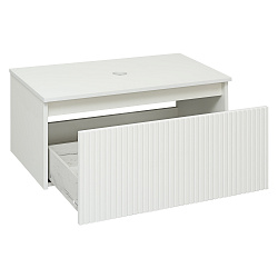 Тумба подвесная Monaco/80см/1 ящ/белый софт /AQUA DE MARCO