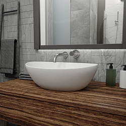 Corpa Nera Rossini/Россини  40 раковина накладная, белый матовый