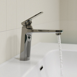 Смеситель для умывальника, глянцевый хром, Ever, IDDIS, EVESB00i01