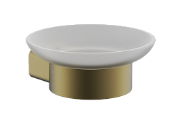 Мыльница, брашированное золото B90802