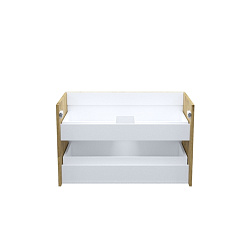 Тумба подвесная, 80 см, дуб светлый, Bild, IDDIS, BIL80V0i95 подходит умыв. 0138000i28