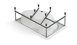 Рама д/ванны: Kaliope 170 NEW метал. в комплекте со сборочным пакетом, Сорт1