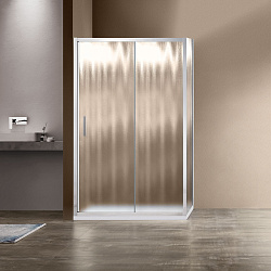 Душевой уголок Garda VSR-1G1012CH, 1200*1000, хром, стекло шиншилла, , шт