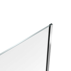 Corpa Nera Bertoni/Бертони Шторка на ванну 70х140, прозрачное стекло, профиль- хром